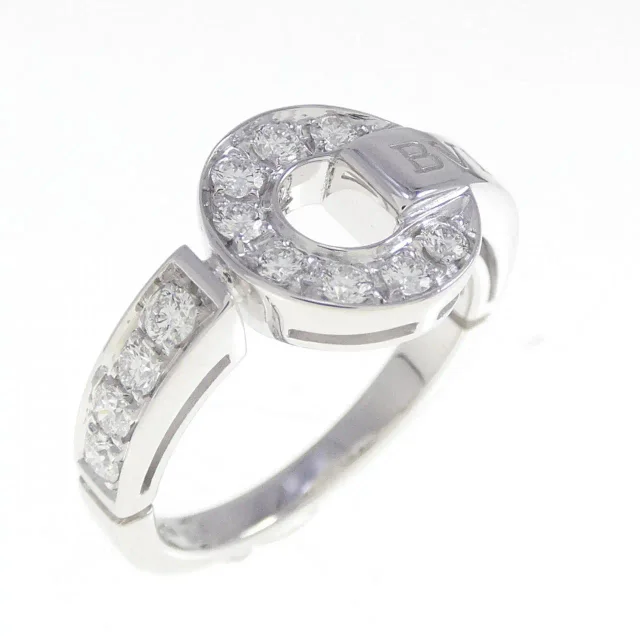Bvlgari Bvlgari Au750 White Gold Diamond Ring Size 9.5 Metal Ring in Silver in silver|gray from Grailed