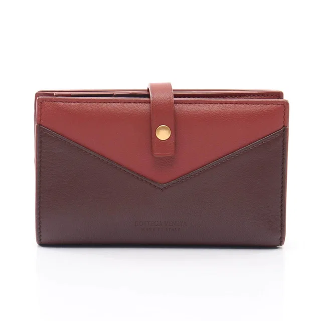 Bottega Veneta Leather Bifold Wallet in Leather from LuxUness