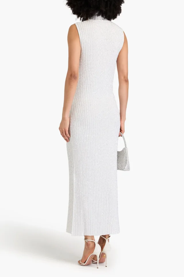 Missoni Sequined Ribbed-Knit Maxi Dress, photo 3 of 4 from THE OUTNET