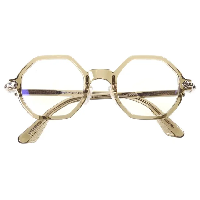 Chrome Hearts Clitco- Octagon Frame Sunglasses Olive Eyewear in Green from The Reluxe