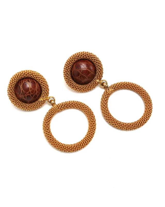 Prada Clip-on Earrings from A Retro Tale, photo 2 of 3