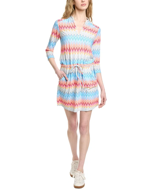 IBKUL 3/4-Sleeve Drawstring Dress, image 1 of 1 from Gilt