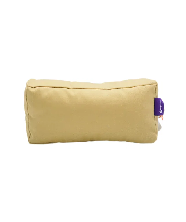 Beige Twill - Tailored Fir Chanel Classip Flap Bag Pillow Medium in Beige Leather from Luxury Promise