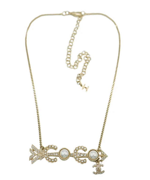 Chanel COCO Arrow Necklace in Leather from Luxury Promise