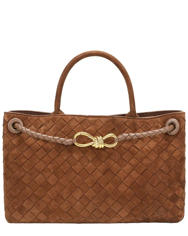 Tiffany & Fred Paris Tiffany and Fred Paris Woven Suede Leather Top Handle Satchel, image 1 of 1 from Rue La La