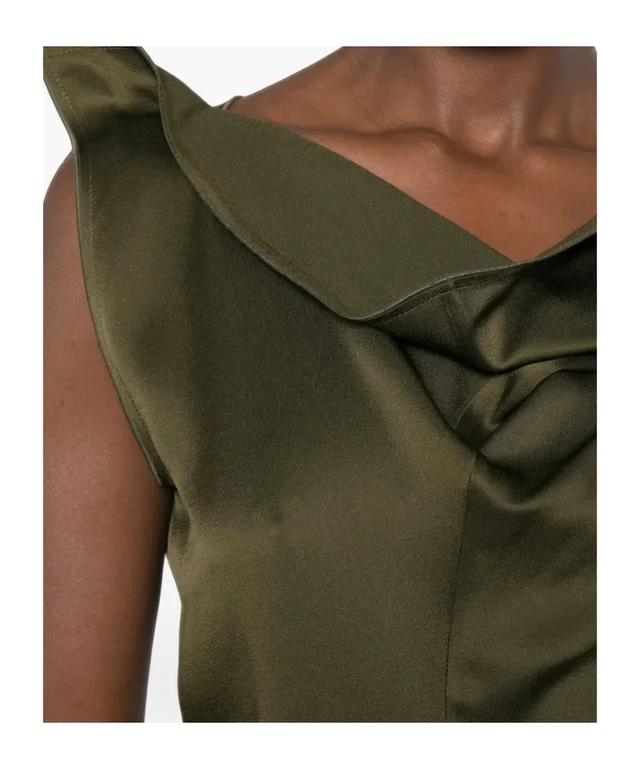 Victoria Beckham ruffled asymmetric dress, photo 6 of 6 from SENSER