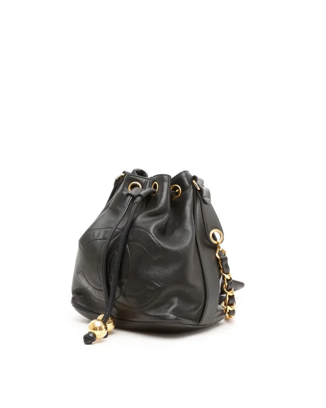 Chanel CC Chain Bucket Bag in Leather from A Retro Tale, photo 2 of 11