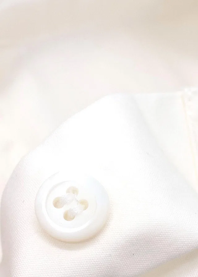 Prada Cream Short Sleeve Blouse in White from HEWI