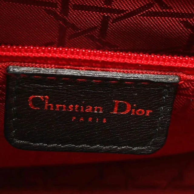 Large Lady Dior Bag in Leather from A Retro Tale, photo 9 of 11