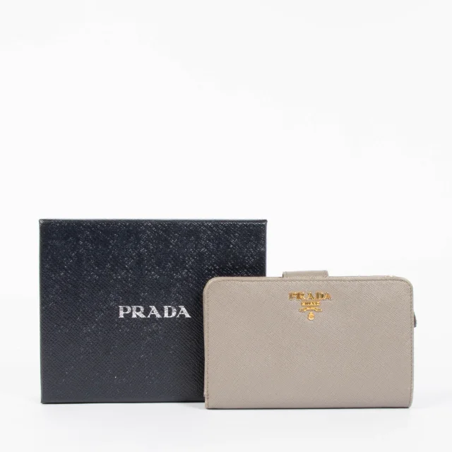 Prada Saffiano Wallet in Taupe Saffiano leather from Labellov, photo 2 of 6