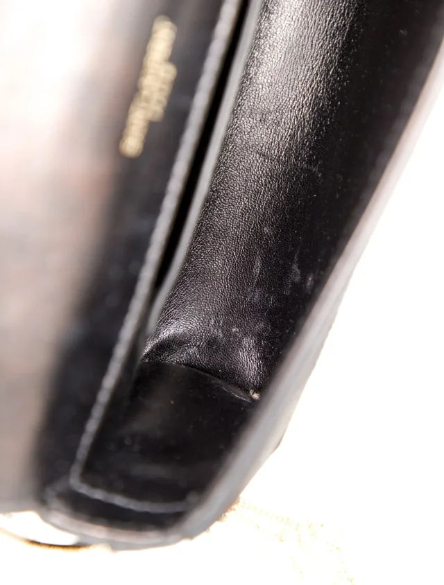 Saint Laurent Clutch handbags in Black Suede from The RealReal, photo 6 of 6