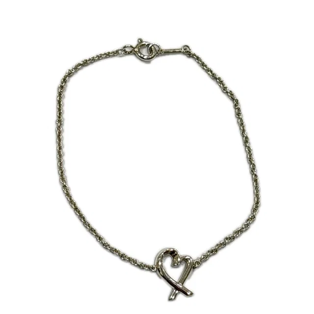 Tiffany & Co. Loving Heart Bracelet 925 Sterling Silver in Silver from The Reluxe