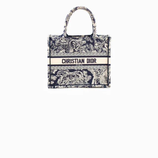 Dior Book Tote Small Canvas in Canvas from The Purse Affair