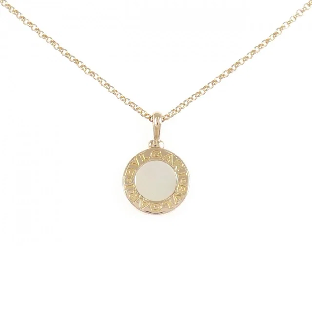 Bvlgari Bvlgari 18K Pink Gold Mother of Pearl Pendant Necklace in Pink from LuxUness