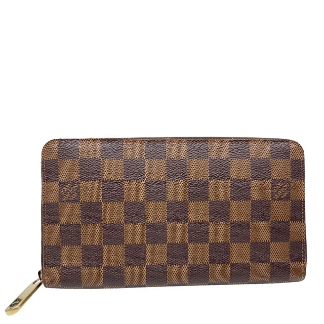 Louis Vuitton Damier Ebene Organizer Wallet Brown in Brown Canvas from Dallas Designer Handbags