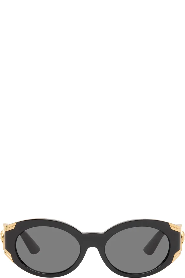 Versace Black Medusa Sunglasses, image 1 of 1 from SSENSE