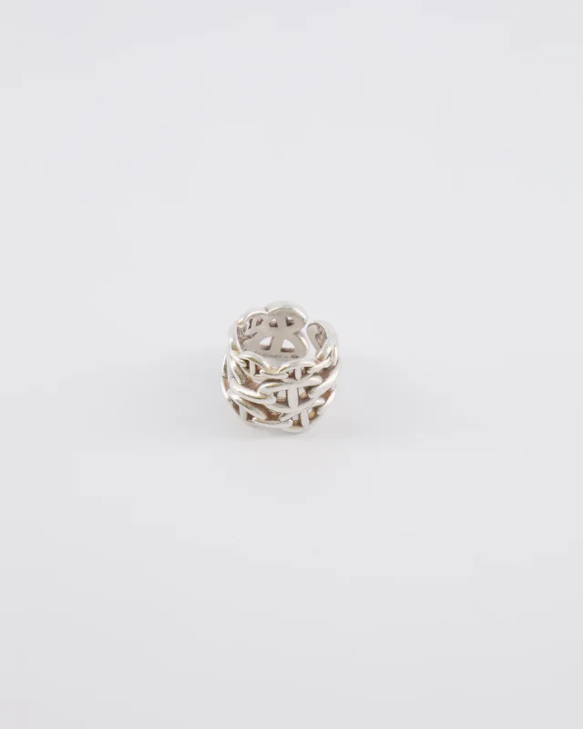 Hermès Large Chaine D'Ancre Enchainee Ring in Sterling Silver Size 50 in Silver from Sellier, photo 3 of 8