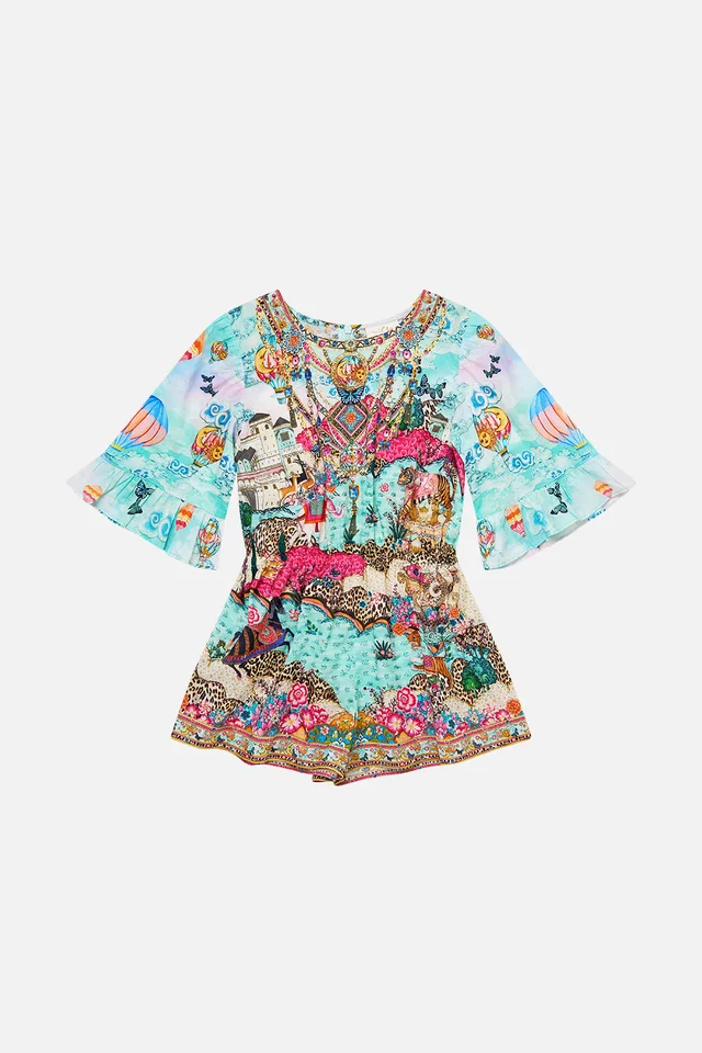 Camilla eBoutique KIDS PLAYSUIT WITH FRILL 3/4 SLEEVES MINIATURE MOMENTS from CAMILLA, photo 1 of 1