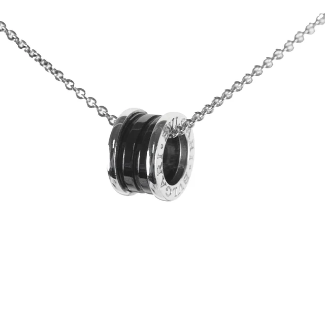 Bvlgari Save The Children Necklace Sterling Silver Cermamic in Silver from The Purse Affair