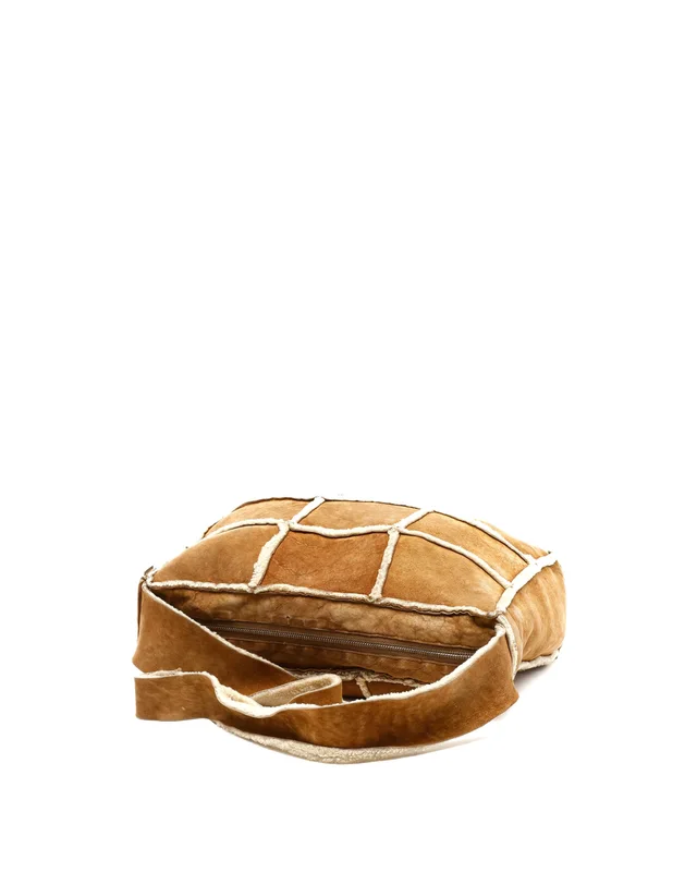 Chanel CC Mouton Patchwork Bag in Suede from A Retro Tale, photo 4 of 12