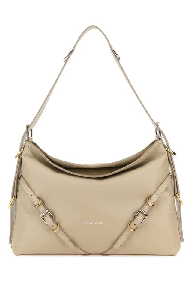 Givenchy Voyou Shoulder Bag — Beige in Beige Calfskin from HEWI