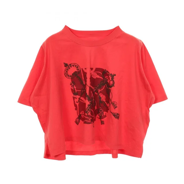Hermès Short Sleeve T-Shirt Cartouche Leclere Cropped Cotton from The Reluxe