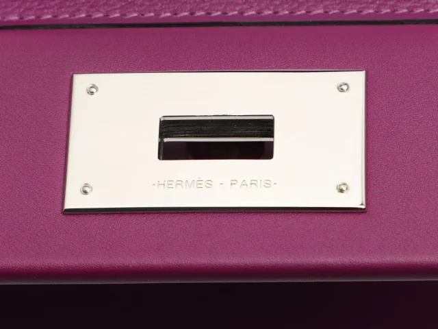 Hermès Mini Anemone Swift and Evercolor 24/ Bag in Swift leather from Ann's Fabulous Finds, photo 3 of 3