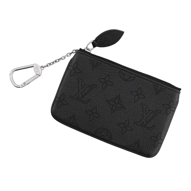 Louis Vuitton Pochette Cles NoirM69532 Monogram Mahina from GALLERY RARE