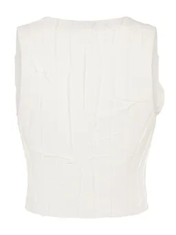 Blumarine Short jacket with floral detail in 100% Polyester, photo 4 of 5 from LUISAVIAROMA
