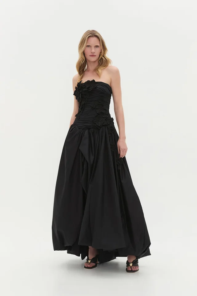 AJE Splendour Flower Gown in Black from Aje, photo 1 of 1