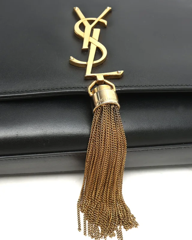 Saint Laurent Classic Kate Tassel Bag in Suede from A Retro Tale, photo 6 of 8