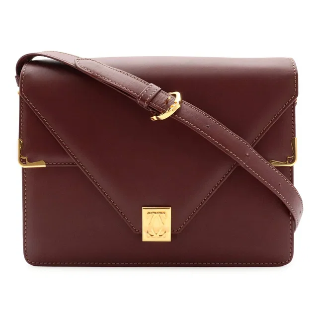 Must de Cartier Leather Shoulder Bag in Leather from LuxUness