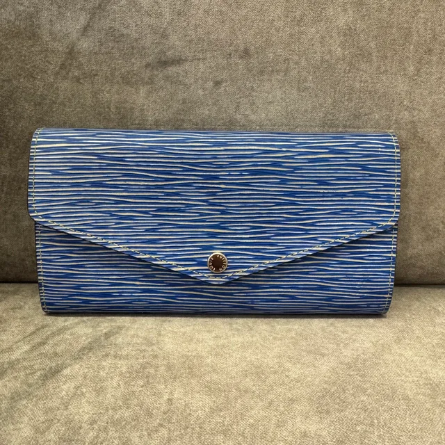 Louis Vuitton Epi Sarah Wallet NM Denim Light in Epi, Epi leather, Metal from Reowned