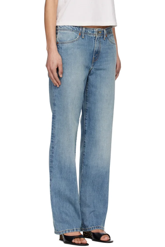 Re/Done Blue 'The Sanasa' Jeans, photo 2 of 4 from SSENSE