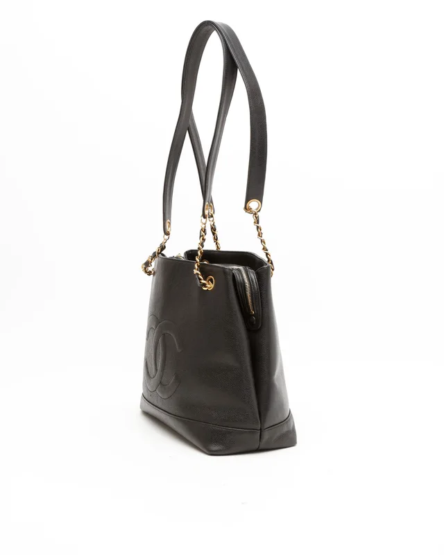 Chanel CC Caviar Chain Bag in Caviar leather from A Retro Tale, photo 2 of 14
