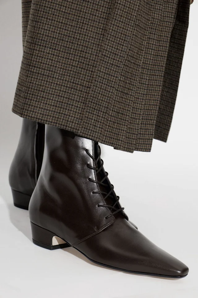 Aeyde Elva Lace-Up Ankle Boots, photo 5 of 6 from SENSER