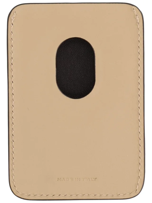 Fendi Smooth Leather Card Case — Beige Wallets & Purses in Beige Leather from HEWI, photo 2 of 2