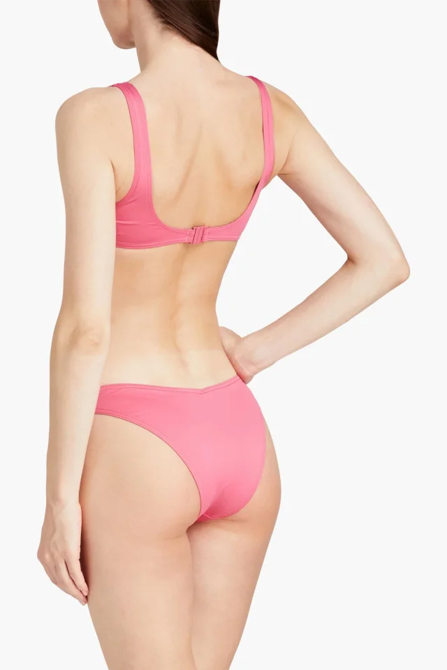 Zimmermann Low-Rise Bikini Briefs in Pink, photo 3 of 4 from THE OUTNET