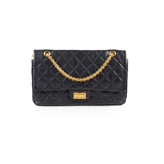 Chanel Reissue 227 Large Calfskin Black in Black Calfskin from The Purse Affair