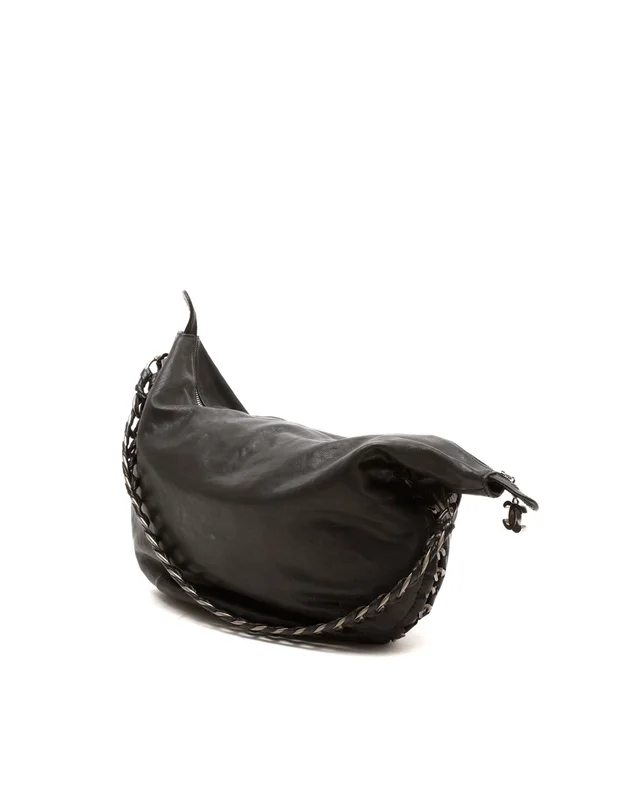 Chanel Large Modern Chain Hobo Bag in Leather from A Retro Tale, photo 3 of 9