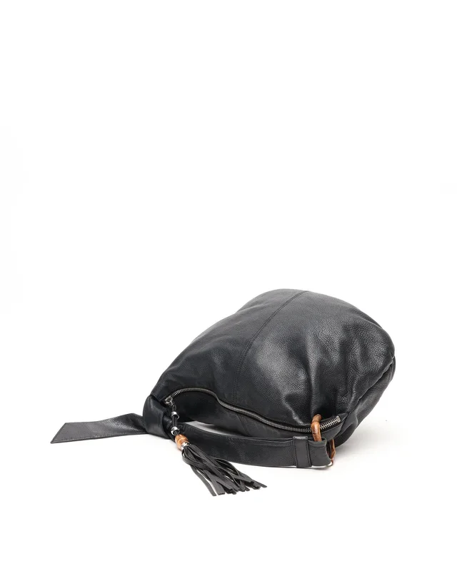 Gucci Jungle Bamboo Hobo Bag in Caviar leather from A Retro Tale, photo 5 of 13