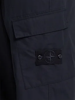 Stone Island Wide-leg trousers with pockets in 0% Cotton, photo 5 of 5 from LUISAVIAROMA