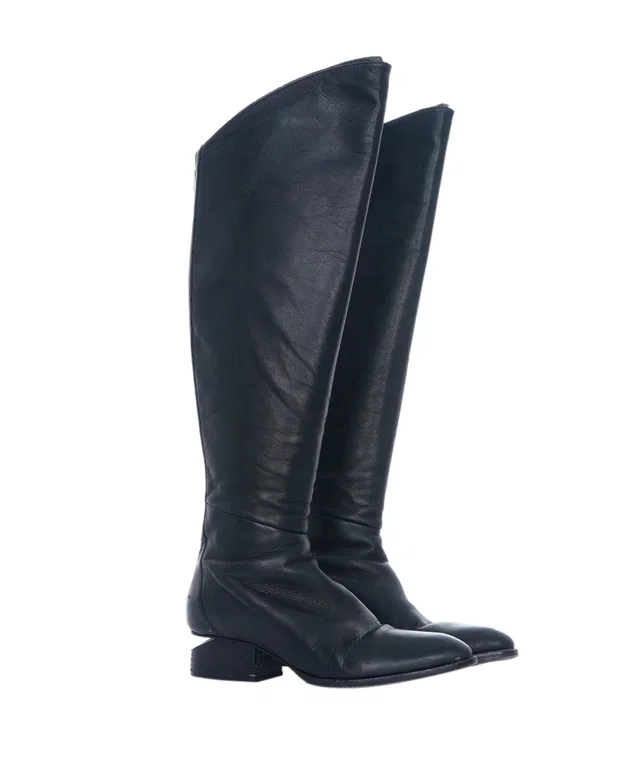 Louis Vuitton Alexandra Wang boots Black Leather 39 in Black Leather from Luxury Promise