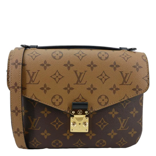 Louis Vuitton Metis Pochette Reverse Monogram Canvas Crossbody Bag Brown in Brown Coated canvas from Dallas Designer Handbags