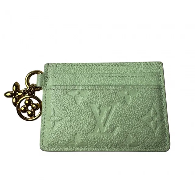 Monogram Empreinte Card Holder LV Charm Case in Leather from The Reluxe