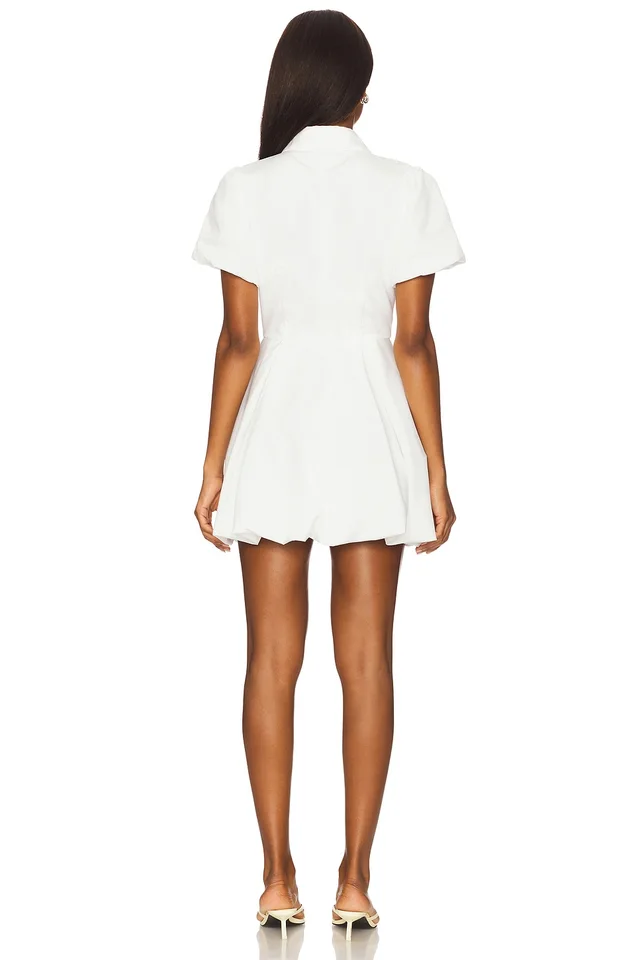 ALL THE WAYS Tyla Button Up Dress in White, photo 3 of 3 from REVOLVE (Canada)