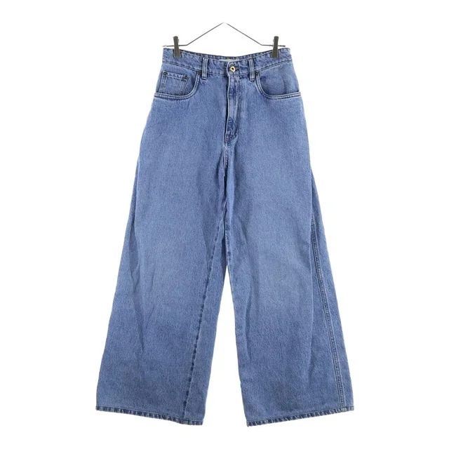 Miu Miu Chambray Loose Fit Denim in Denim from The Reluxe