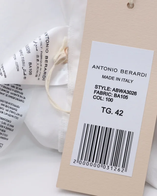Antonio Berardi Oversized Ruffled Ruched Shirt in White Cotton in white, photo 6 of 6 from ShopSimon