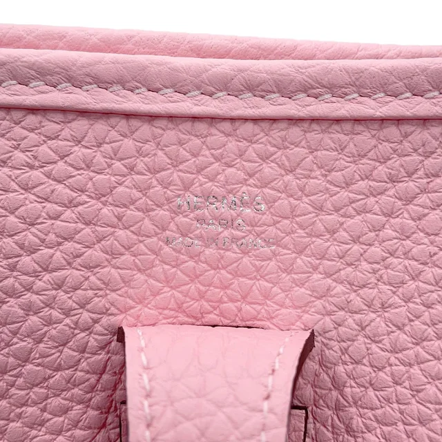Hermès Evelyne3 Rose Sakura Taurillon Clemence Size 23 in Pink Clemence leather from GALLERY RARE, photo 5 of 6