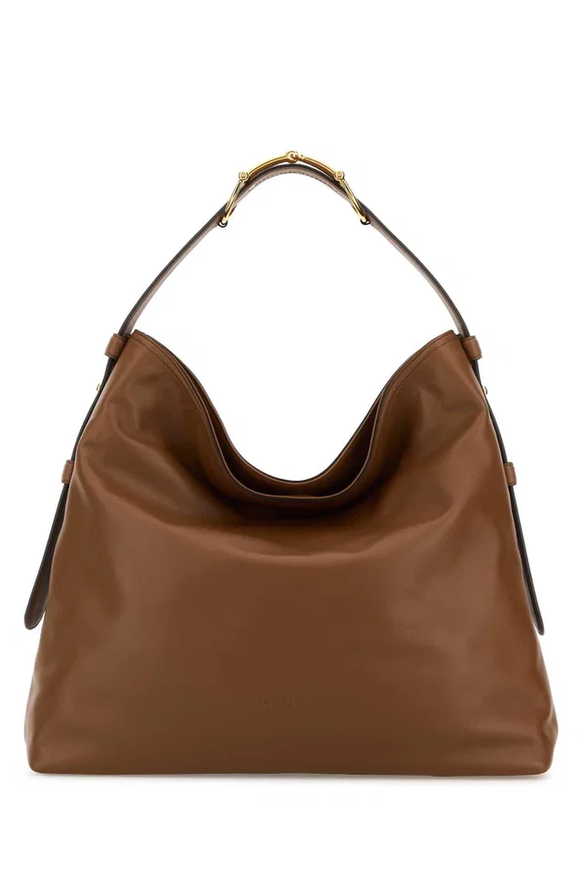 Gucci Horsebit Shoulder Bag — Brown in Brown Leather from HEWI